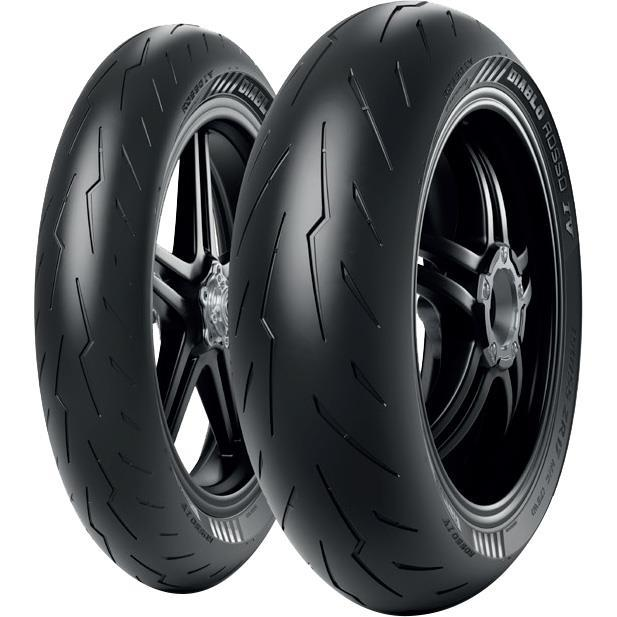 120/70ZR17 Pirelli DIABLO ROSSO IV 58W TL SPORT TOURING & TRACK Front 120/70ZR17 Pirelli DIABLO ROSSO IV 58W TL SPORT TOURING & TRACK Front
